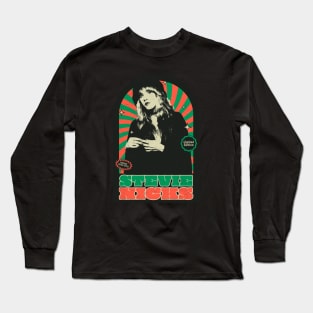 Stevie Nicks QUEEN ROCKS - LIMITED EDITION VINTAGE RETRO STYLE - POPART Long Sleeve T-Shirt